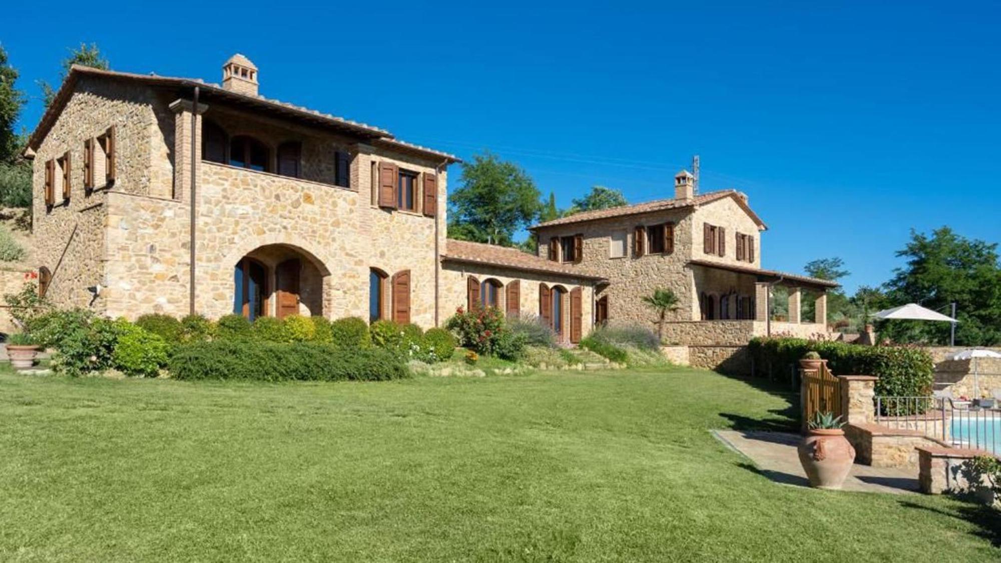 Casale Con Vista Colline Apartman Volterra Kültér fotó