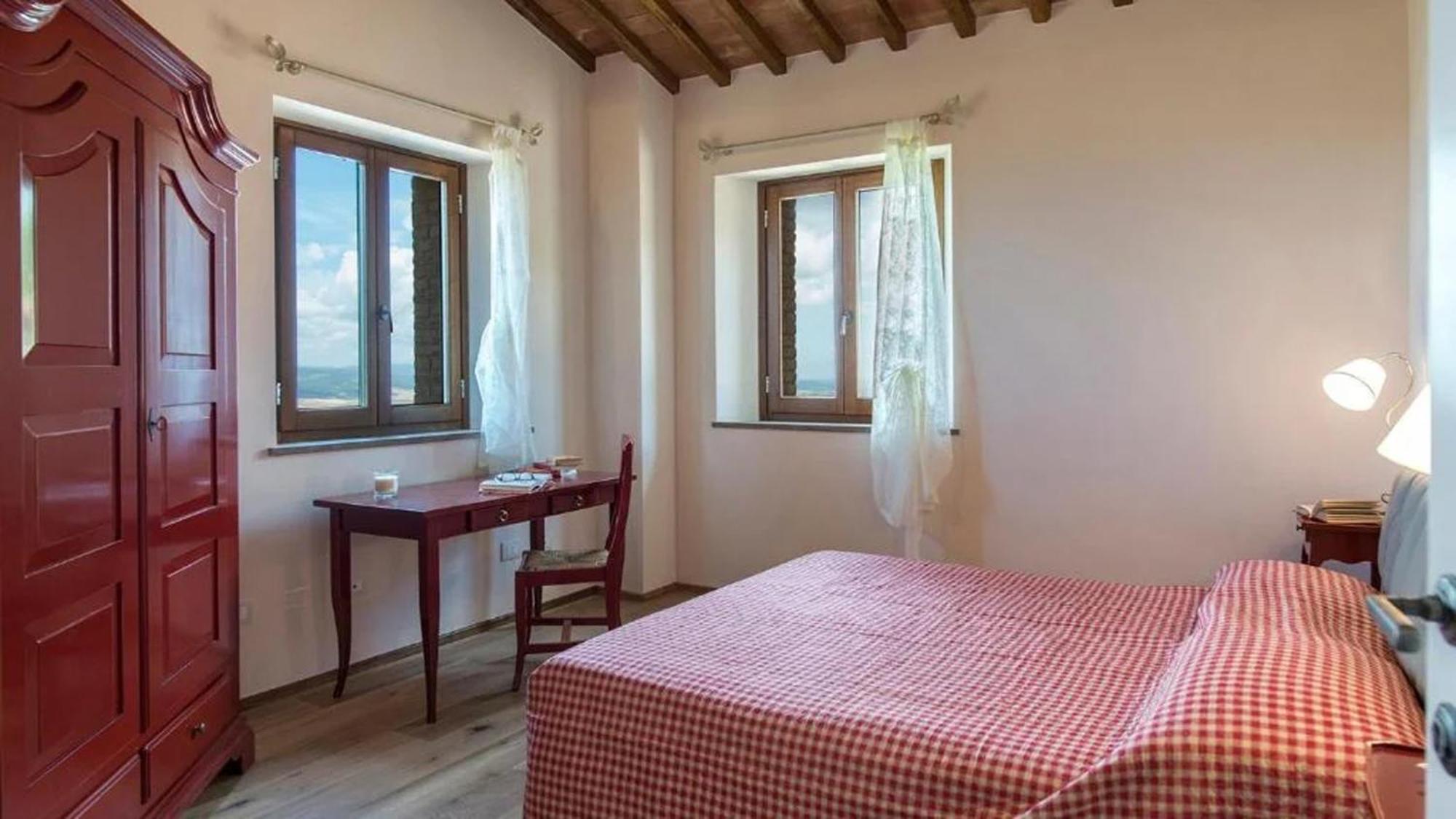 Casale Con Vista Colline Apartman Volterra Kültér fotó